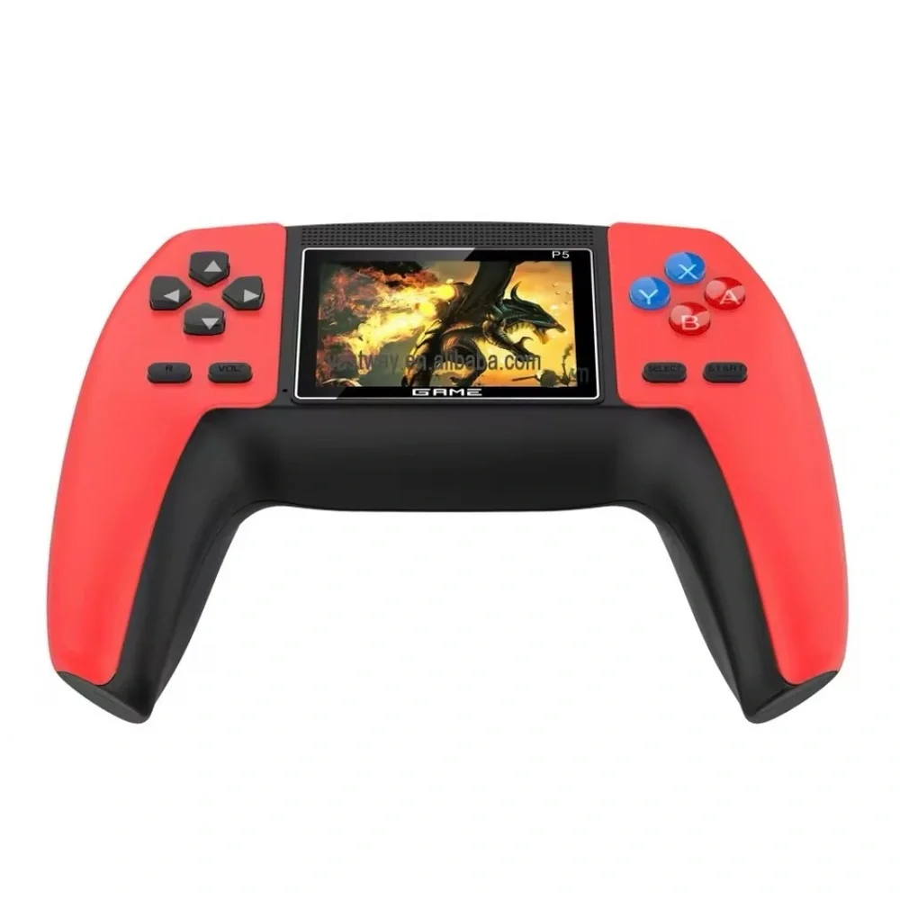 🆕- P5 Game Box Handheld Console Built in 520 Game. New in Box Red